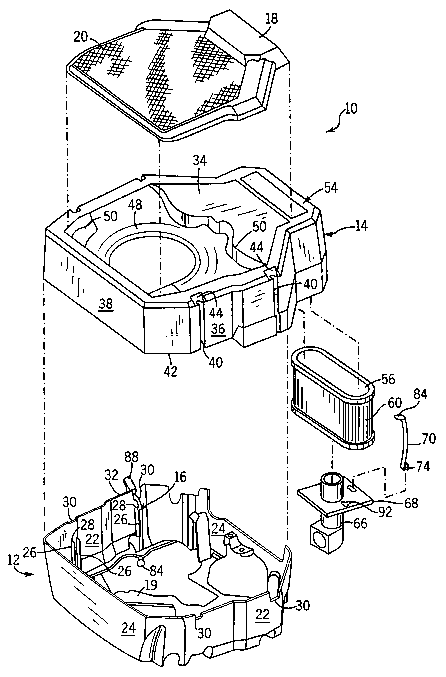 A single figure which represents the drawing illustrating the invention.